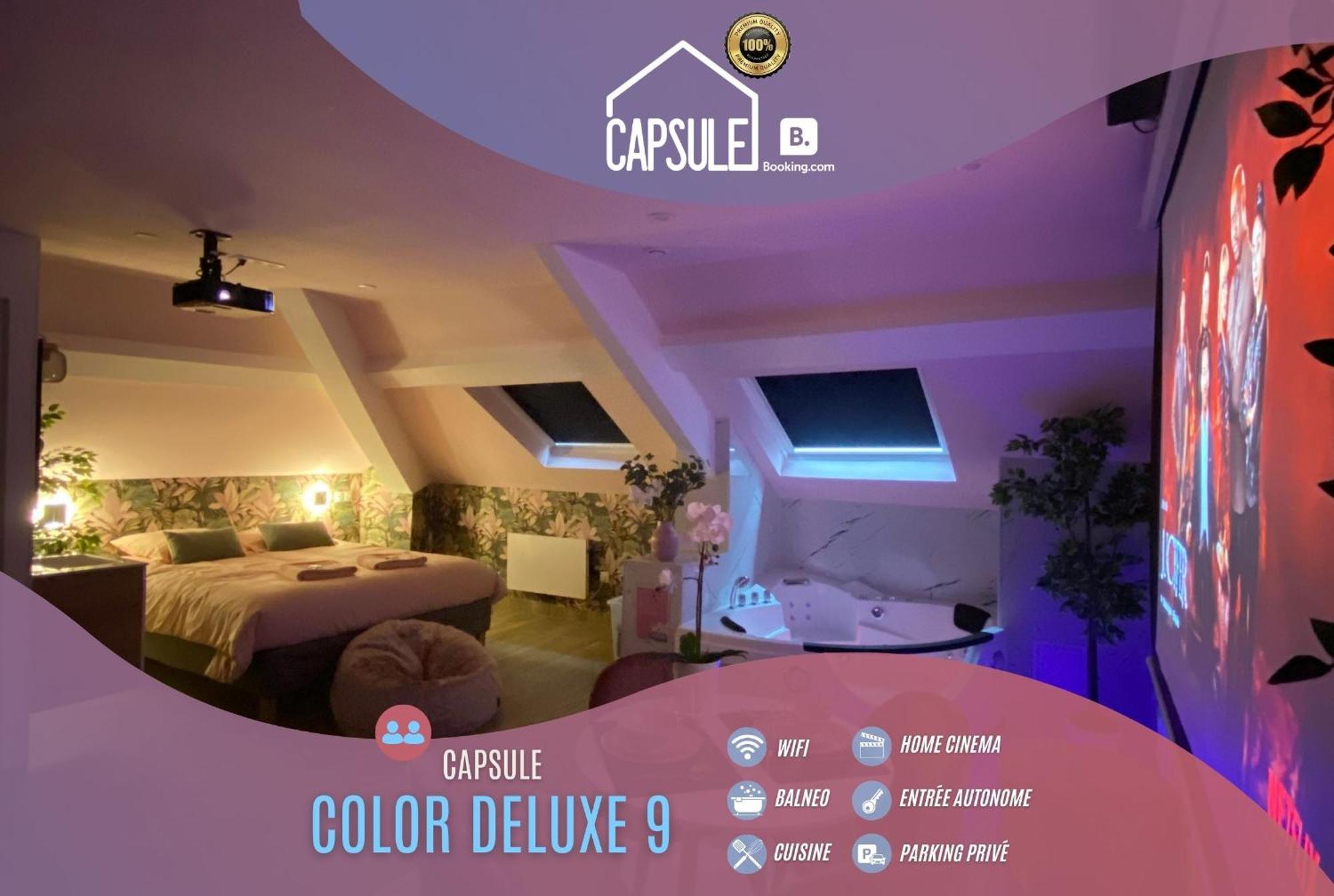 Capsule Color Deluxe Balneo I Ecran Home Cinema I Console De Jeux Trith-Saint-Leger エクステリア 写真